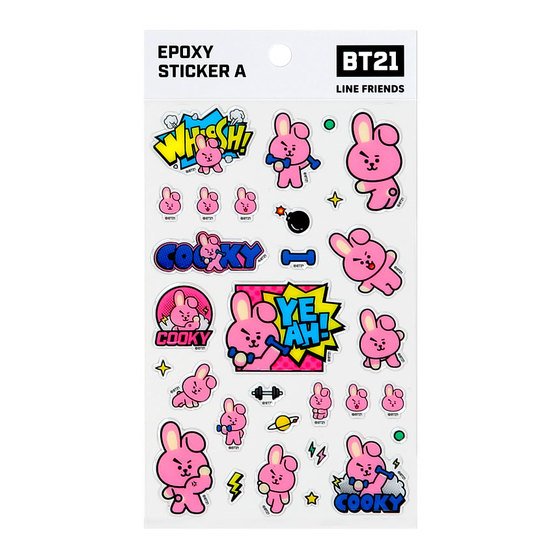 Наклейки на футболку bt21