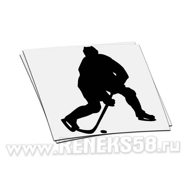 Трафарет на стену хоккей