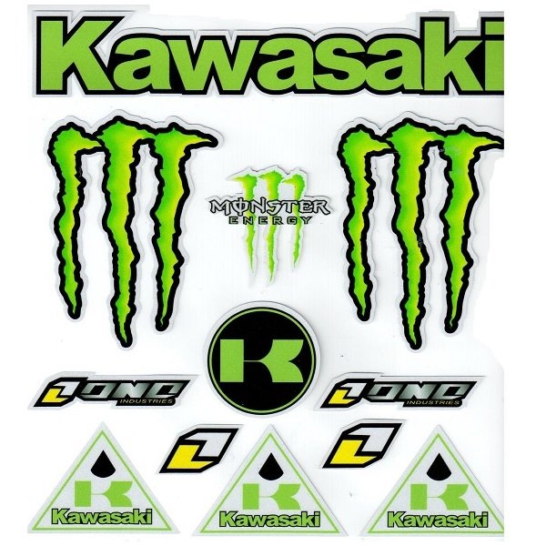 Набор наклеек Кавасаки