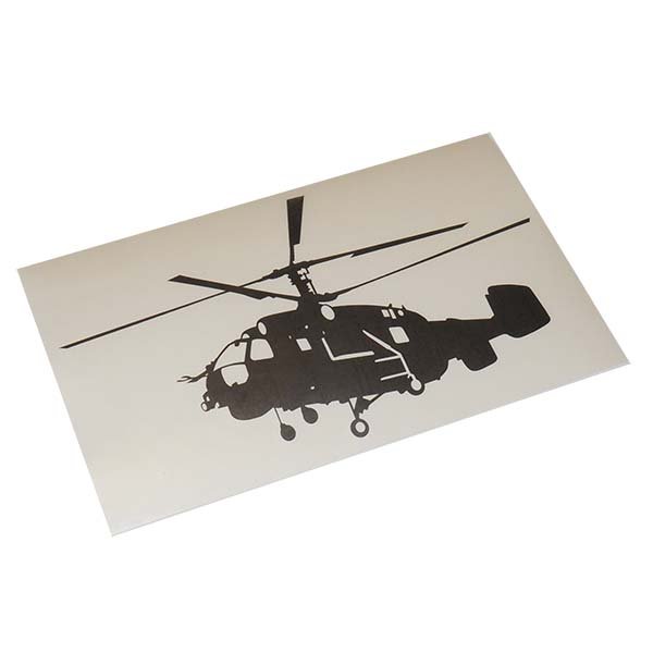 Наклейка на авто "вертолёт"