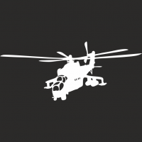 Алмазная мозаика вертолёт ми-8
