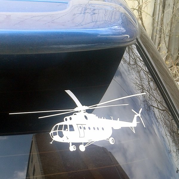 Вертолет ми-8 наклейка