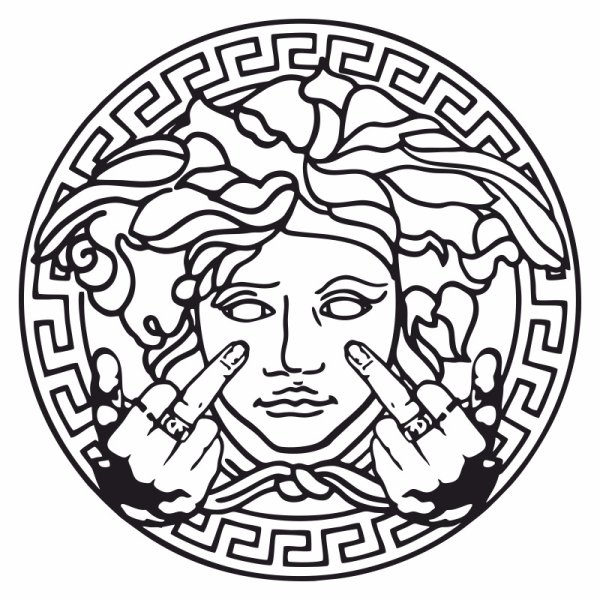 Наклейки Соломон версачи