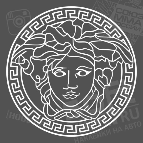 Версаче наклейка