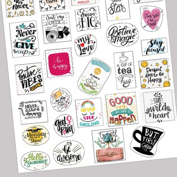 Мотивирующие наклейки