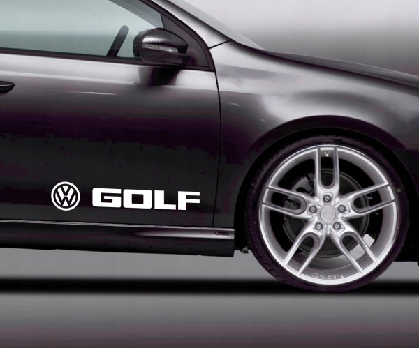Наклейки на Фольксваген гольф