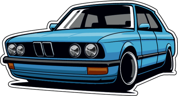 Наклейки на БМВ е34