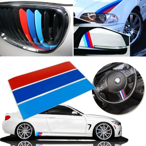 BMW e34 в наклейках м перфоманс