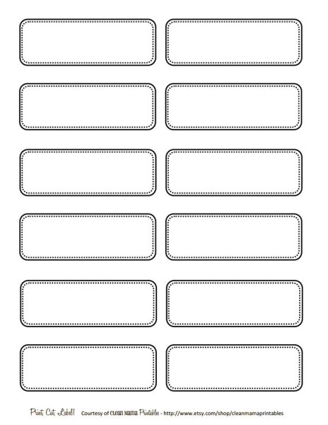 Квадратные наклейки на баночки