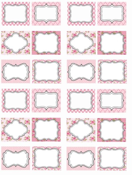 Шаблон этикетки для поделок