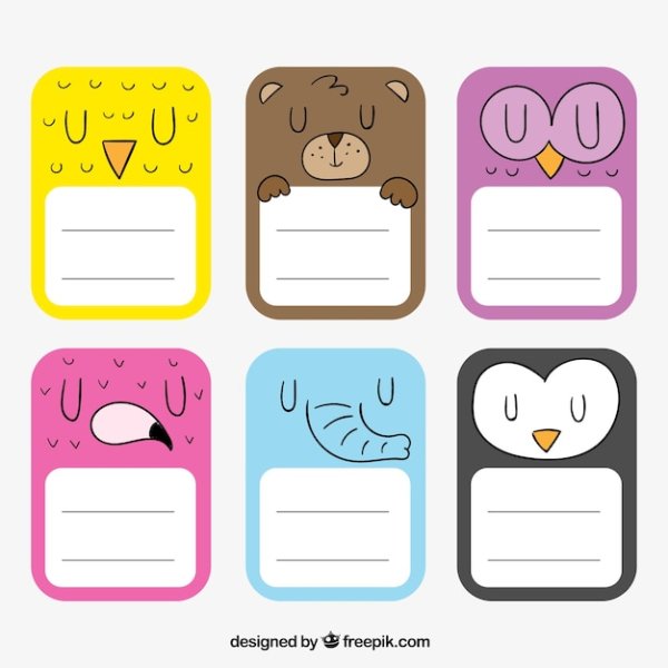 Стикеры для заметок для ЛД