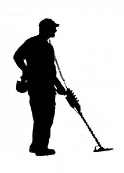 Силуэт металлоискателя