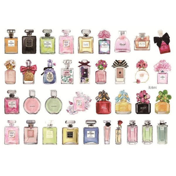 Наклейки для ежедневника косметика