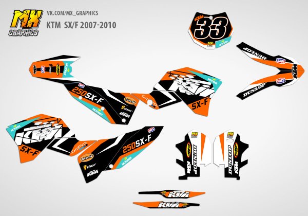 KTM 85sx наклейки 311