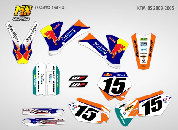 Наклейки KTM