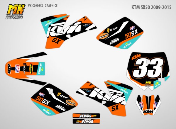 Наклейки на KTM 250 SXF