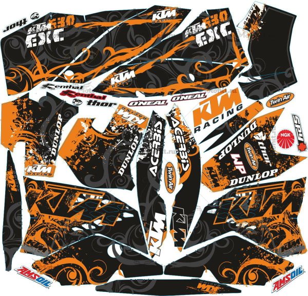 KTM EXC 2014 Graphics