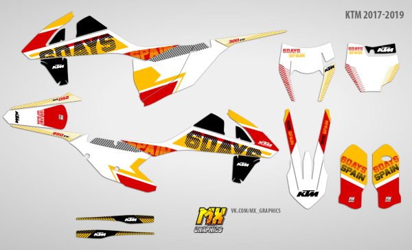 Комплект наклеек KTM