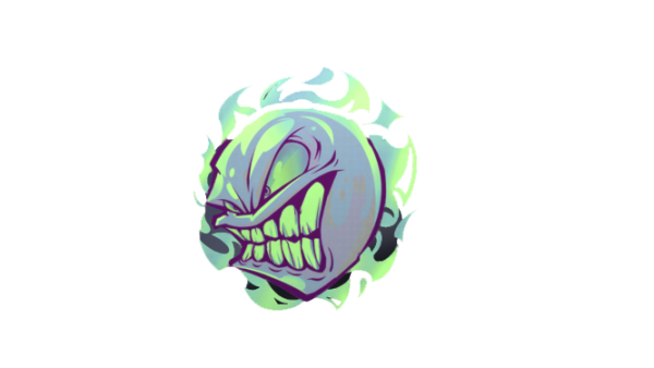 Стикер Evil Pumpkin