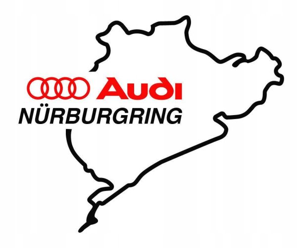 Наклейка Nurburgring на авто