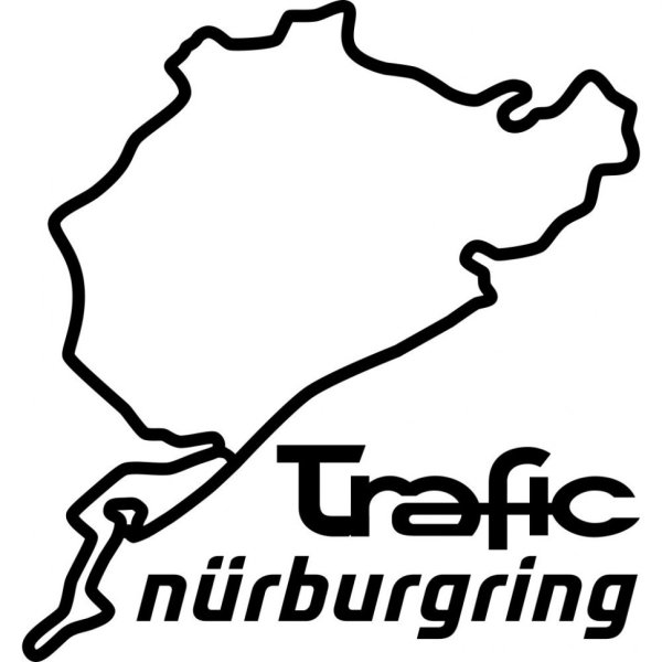 Наклейка Нюрбургринг БМВ