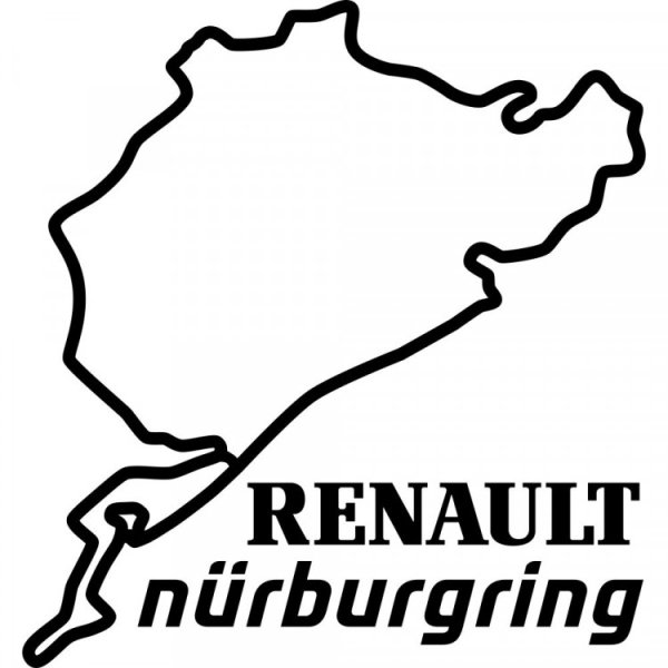 Nurburgring наклейка