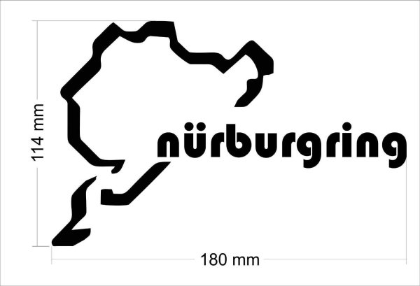 Наклейка Nurburgring БМВ