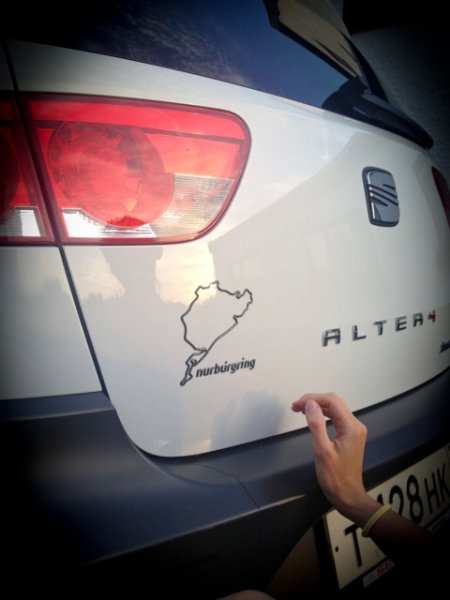 Nurburgring наклейка