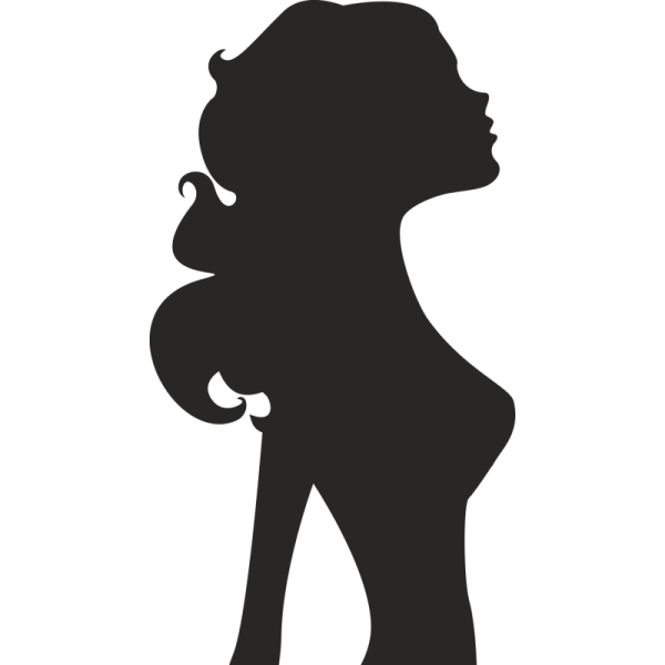 Наклейка девушка