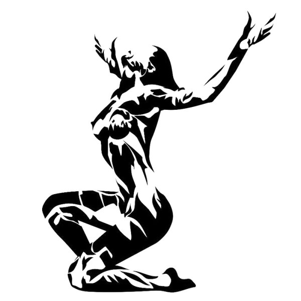 Очертания девушки