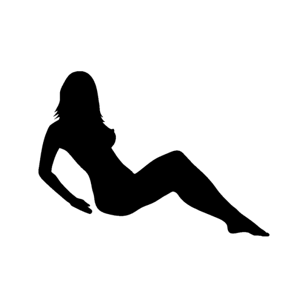 Наклейка девушка