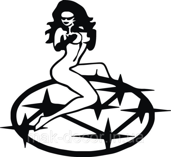 Наклейки девушки фото