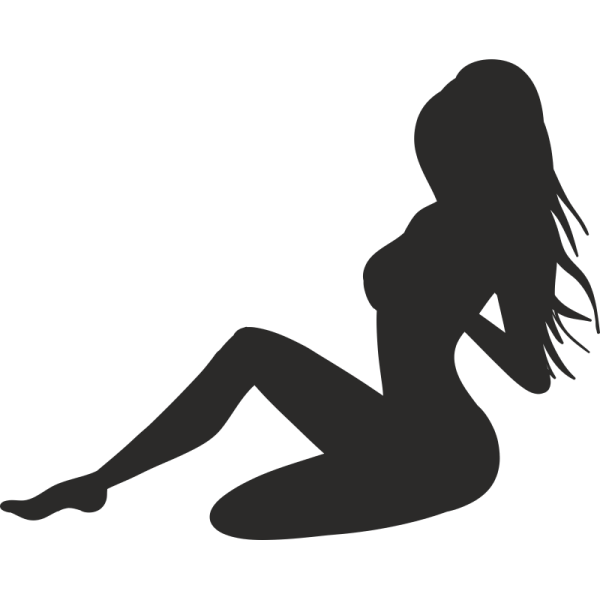 Наклейка девушка