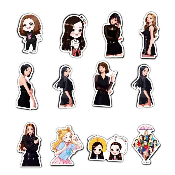 Наклейка девушка