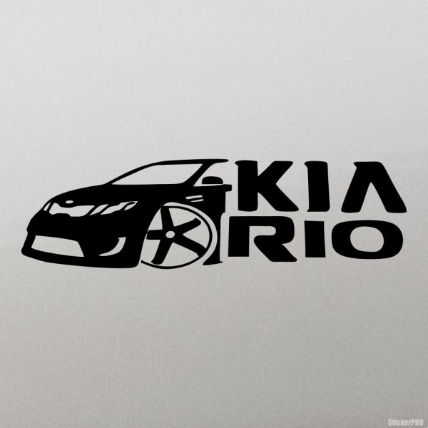 Kia Motors наклейка на машину