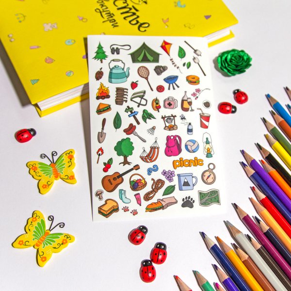 Летние Стикеры
