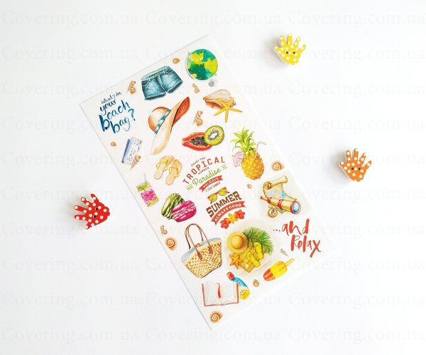 Летние наклейки