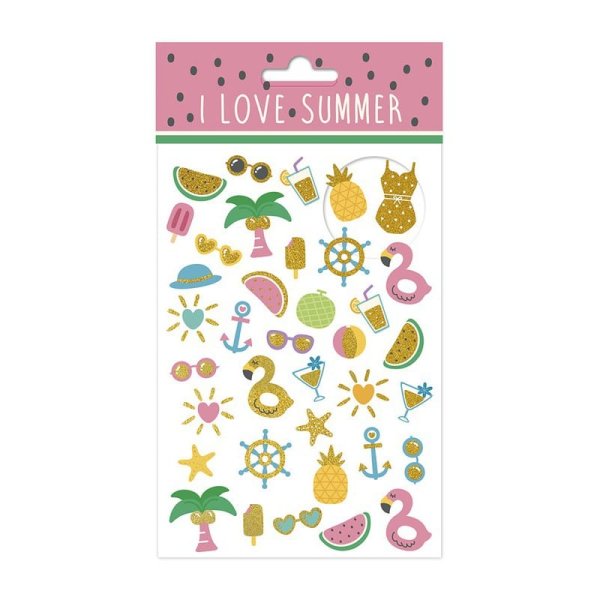 Летние наклейки