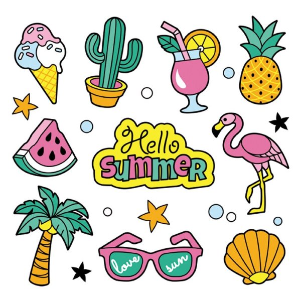 Летние Стикеры
