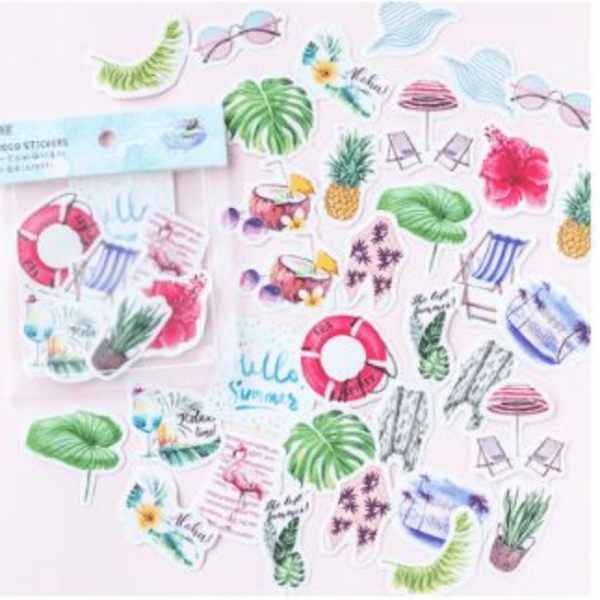 Летние Стикеры для срисовки