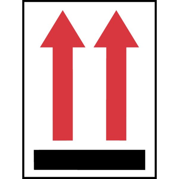 Две стрелочки вверх на упаковке