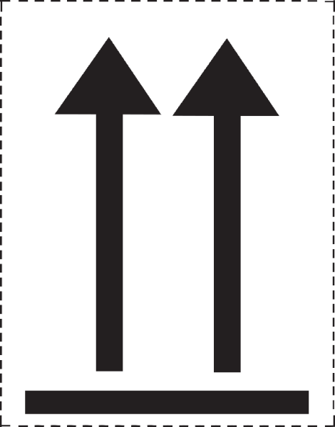 Манипуляционный знак стрелки вверх