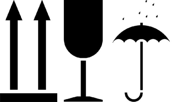 Манипуляционные знаки хрупкий груз