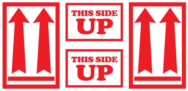 Наклейка не переворачивать