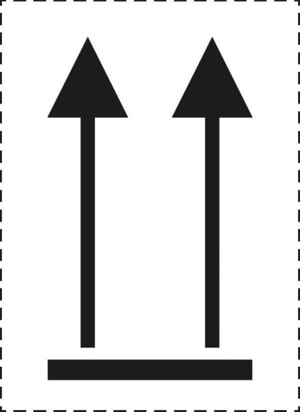 Надпись на коробке вверх