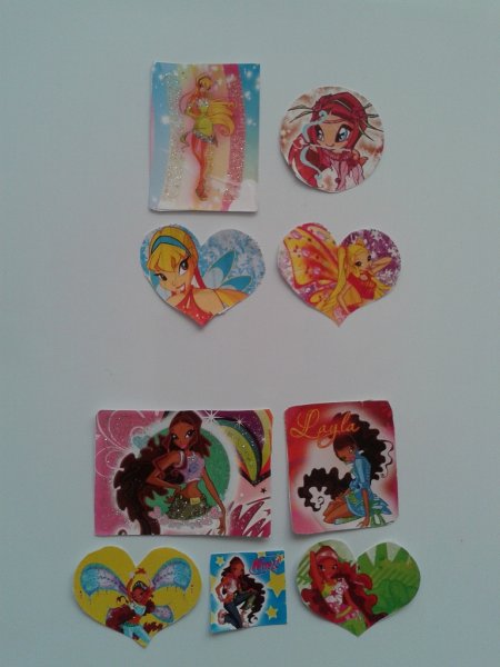 Наклейки Винкс старые