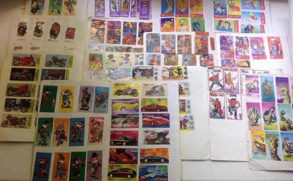 Наклейки от жвачек