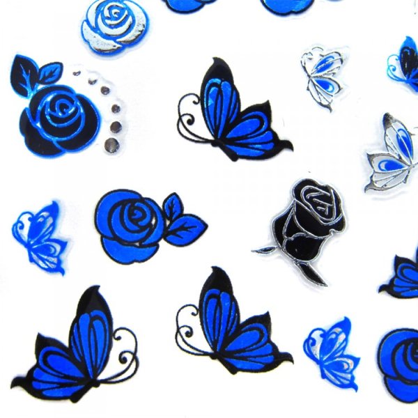 Стикеры синего цвета