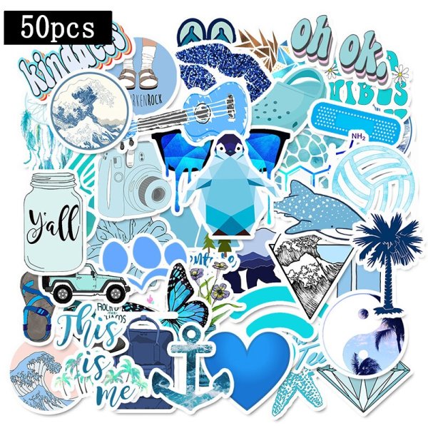 Голубые Стикеры