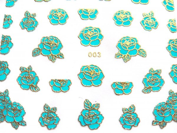 Стикеры в голубом стиле